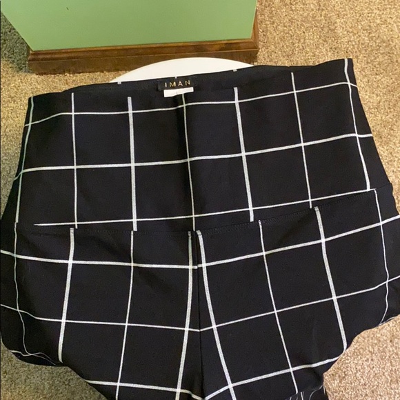 IMAN Pants - High waisted stretch pants size L